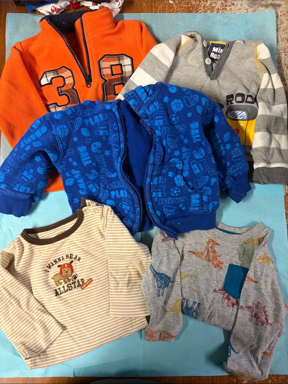 6-9 mth long sleeve lot